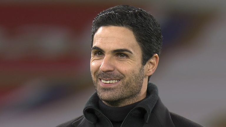 Mike Arteta Sky Screen Grab