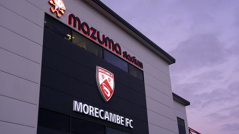 Morecambe faced Tranmere at the Mazuma stadium on Saturday