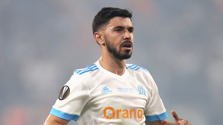 PA - Morgan Sanson in action for French club Marseille