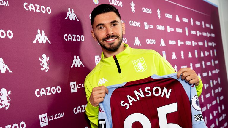 Morgan Sanson has joined Aston Villa from Marseille