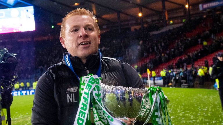 Neil Lennon led Celtic to a fourth consecutive Scottish Cup win last season