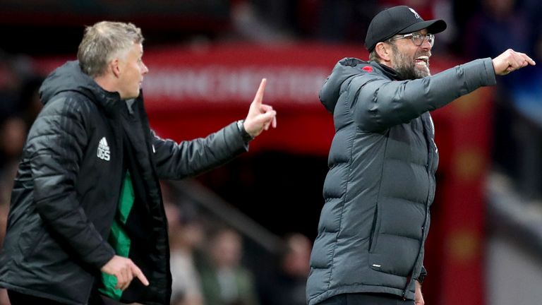 Ole Gunnar Solskjaer has responded to Jurgen Klopp's comparison of penalties received for both Manchester United and Liverpool 