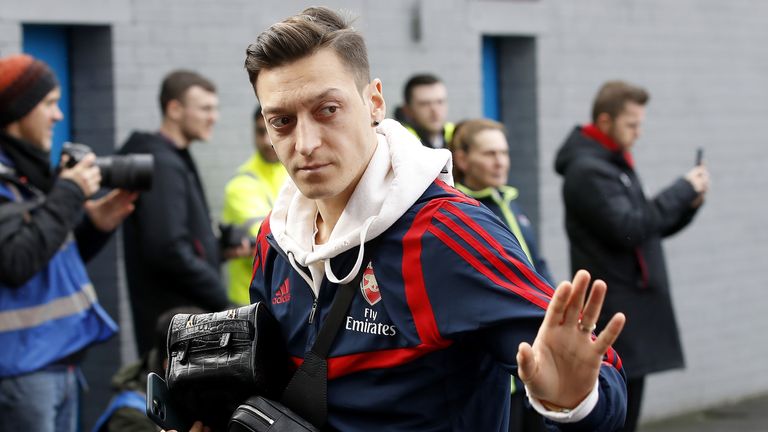Mesut Ozil scored 44 goals and registered 77 assists in 254 appearances for Arsenal