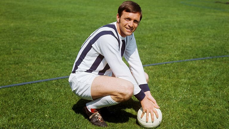 PA - West Bromwich Albion striker Jeff Astle pictured in 1969