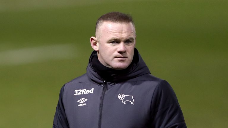 PA - Derby County boss Wayne Rooney