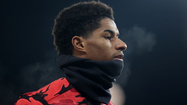 Marcus Rashford has been valued at £150.1m by CIES Football Observatory