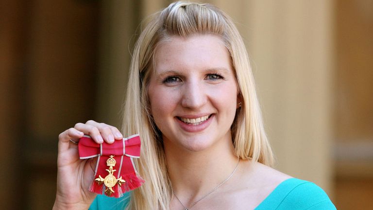 Rebecca Adlington's investiture at Buckingham Palace was tarnished due to the trolling she received about her appearance