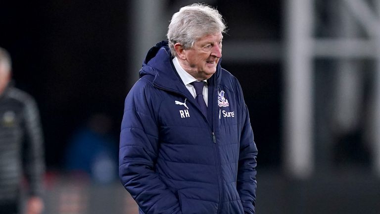 Crystal Palace manager Roy Hodgson says he has not discussed Christian Benteke with Sam Allardyce