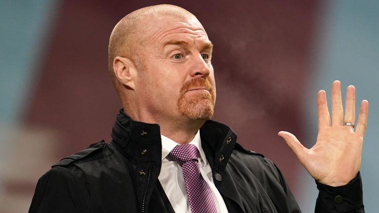 Burnley manager Sean Dyche
