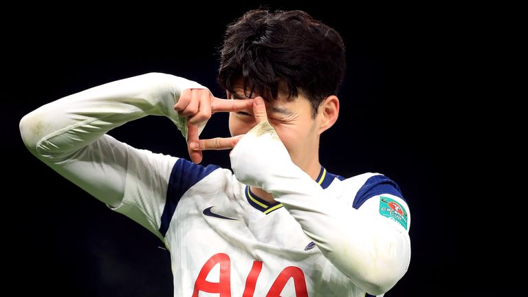 Heung-Min Son scored Tottenham's second goal