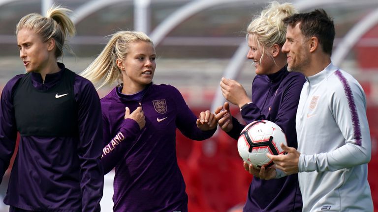 Steph Houghton says England's players will miss Phil Neville (PA Image)