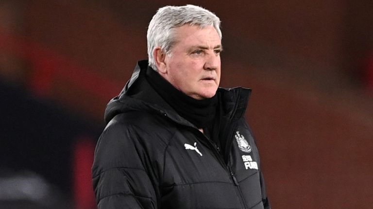 Newcastle manager, Steve Bruce