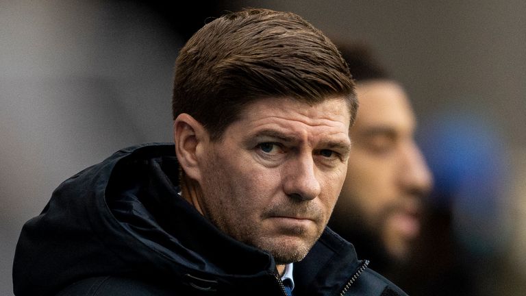 Rangers manager Steven Gerrard