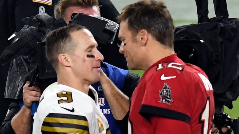 Tom Brady and Drew Brees meet for possible the final time in NFC