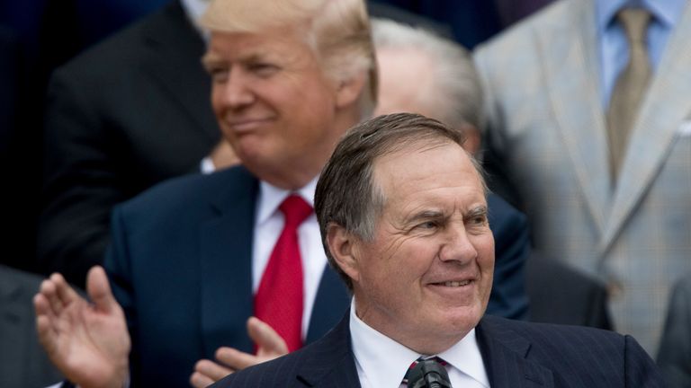 Bill Belichick and the New England Patriots met President Donald Trump at the White House back in 2017