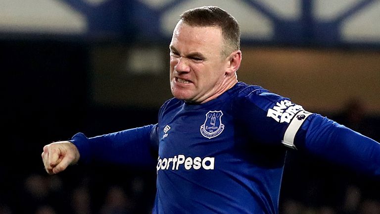 Wayne Rooney returned for a second spell at Goodison Park in 2017