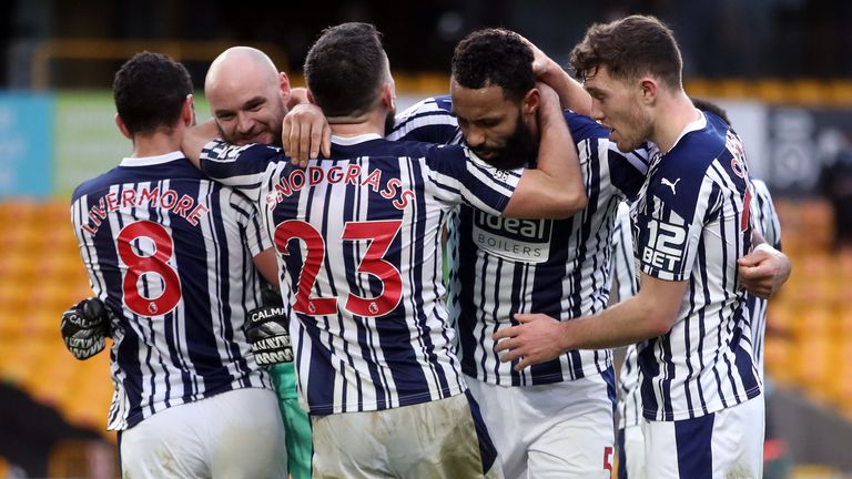 West Brom&#39;s players did not adhere to the updated Premier League Covid protocols when celebrating during the first half against Wolves