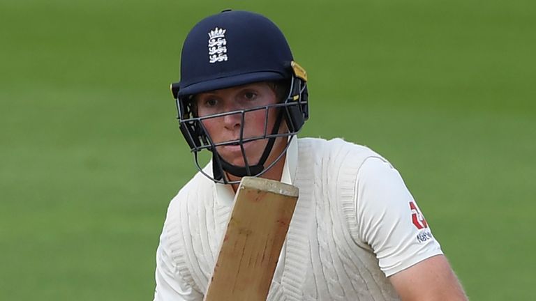 Zak Crawley scored 267 in his previous innings for England, against Pakistan in Southampton in August