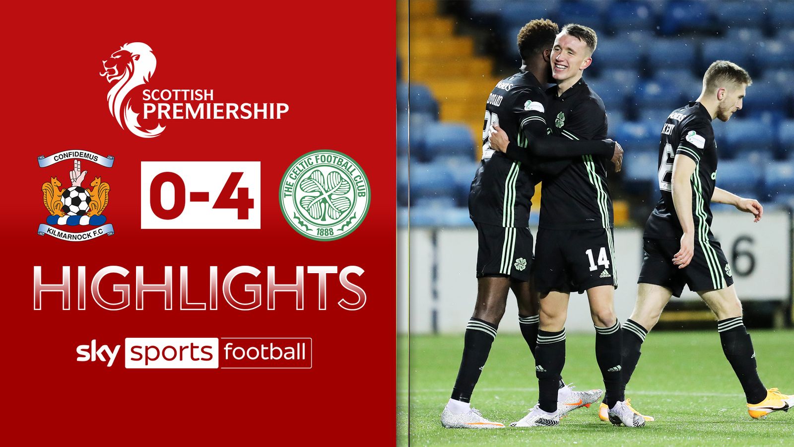 Kilmarnock 0-4 Celtic: Odsonne Edouard scores twice as Neil Lennon's ...