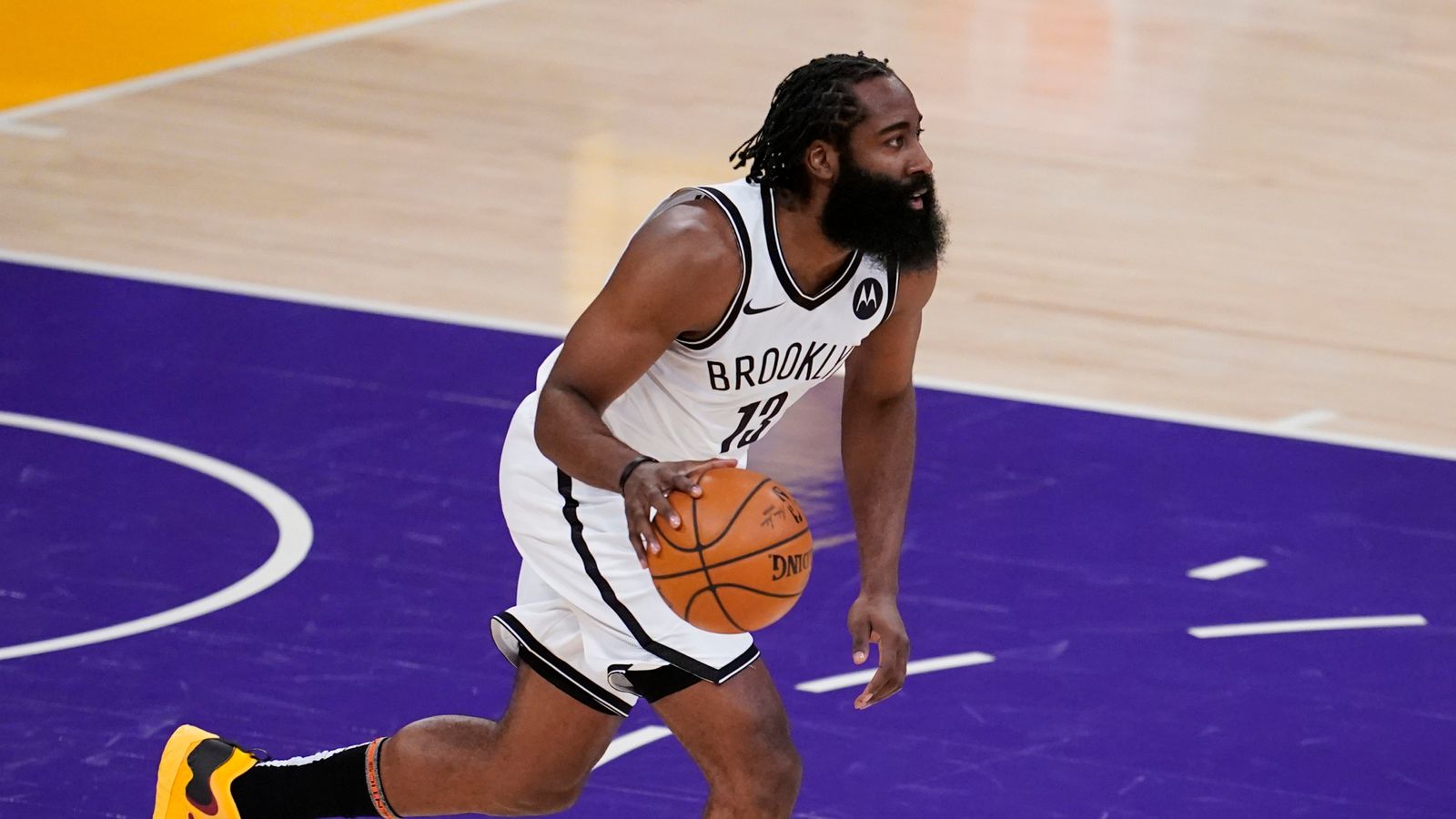 James Harden powers Brooklyn Nets past Los Angeles Lakers ...