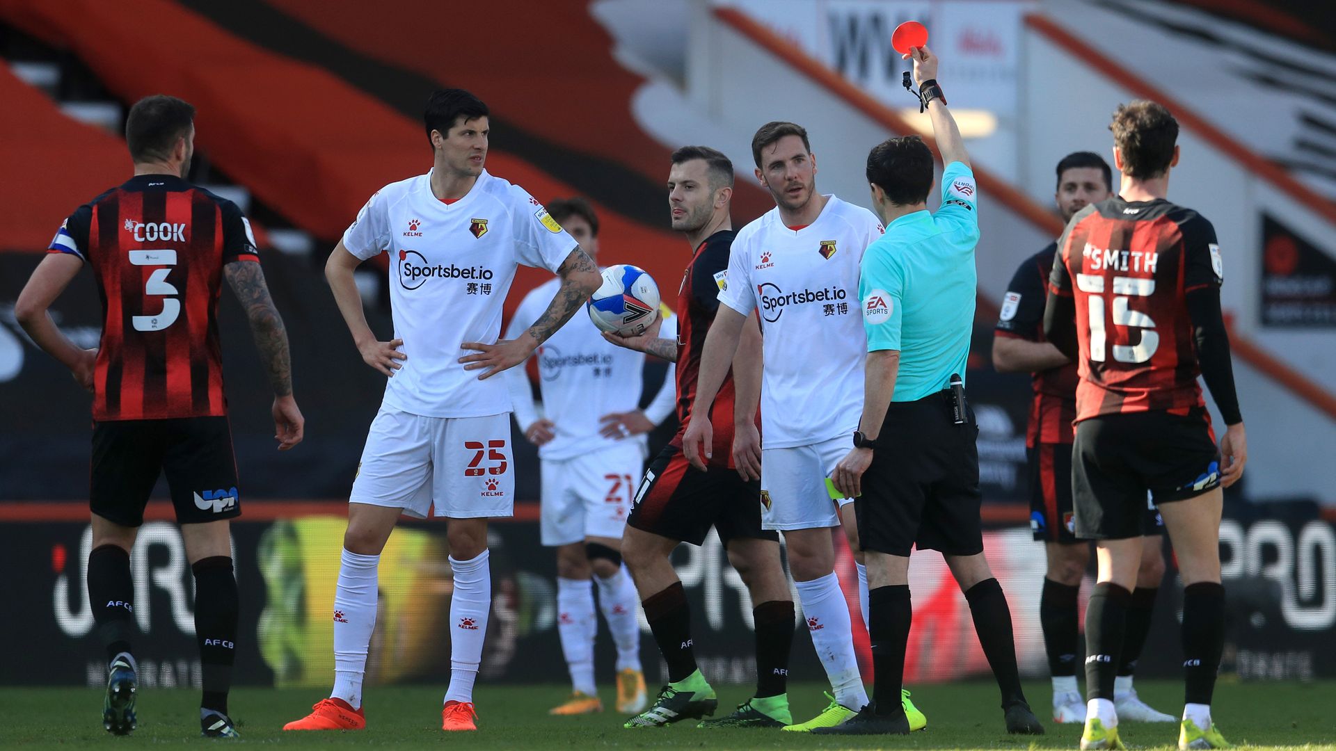 Bournemouth and Watford fined over confrontations