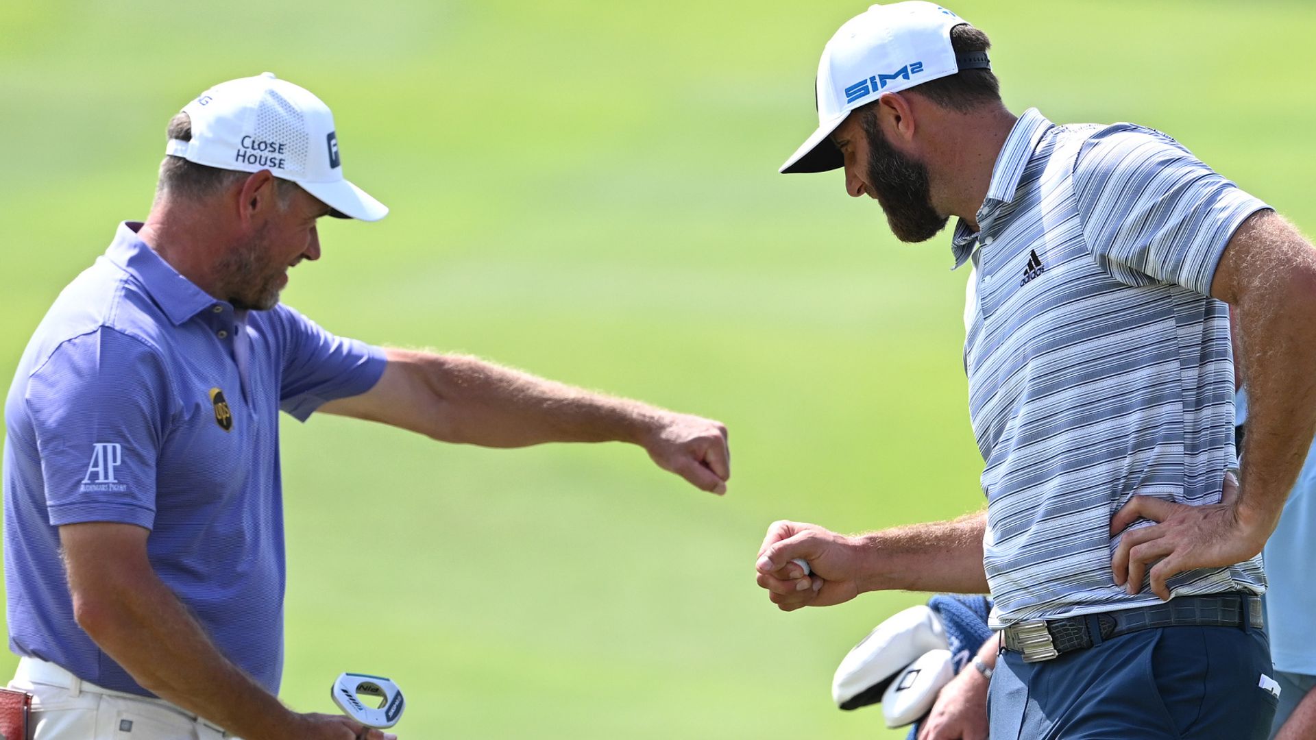 DJ grouped with Westwood at The Masters