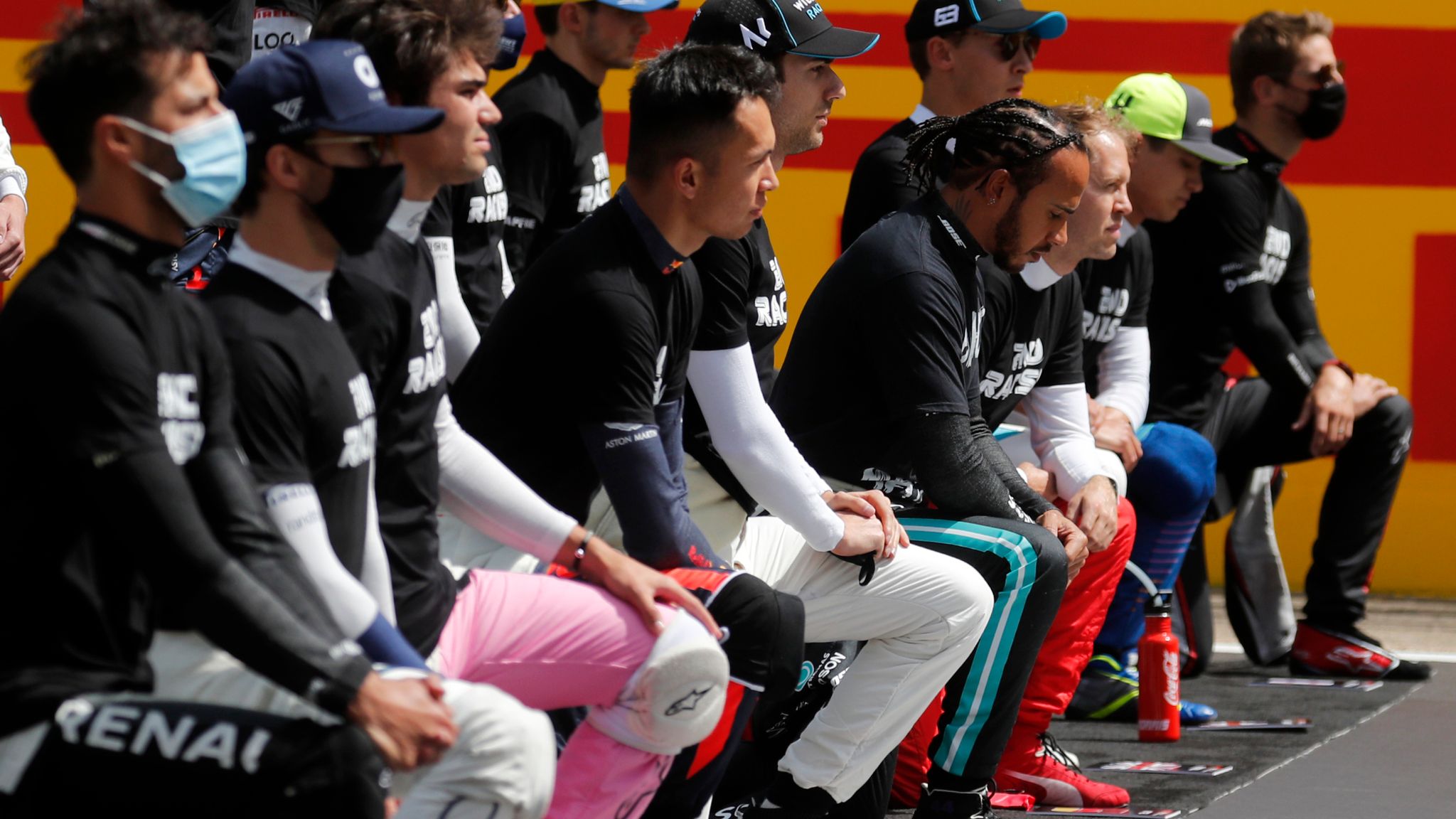 F1 drivers free to continue taking a knee in 2021 season as part of We Race As One focus ahead of races F1 News