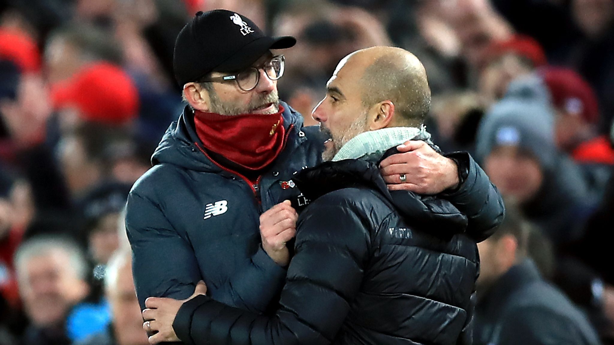 Image result for Liverpool vs Man City: Pep Guardiola surprised by Jurgen Klopp's 'two-week' coronavirus break claim