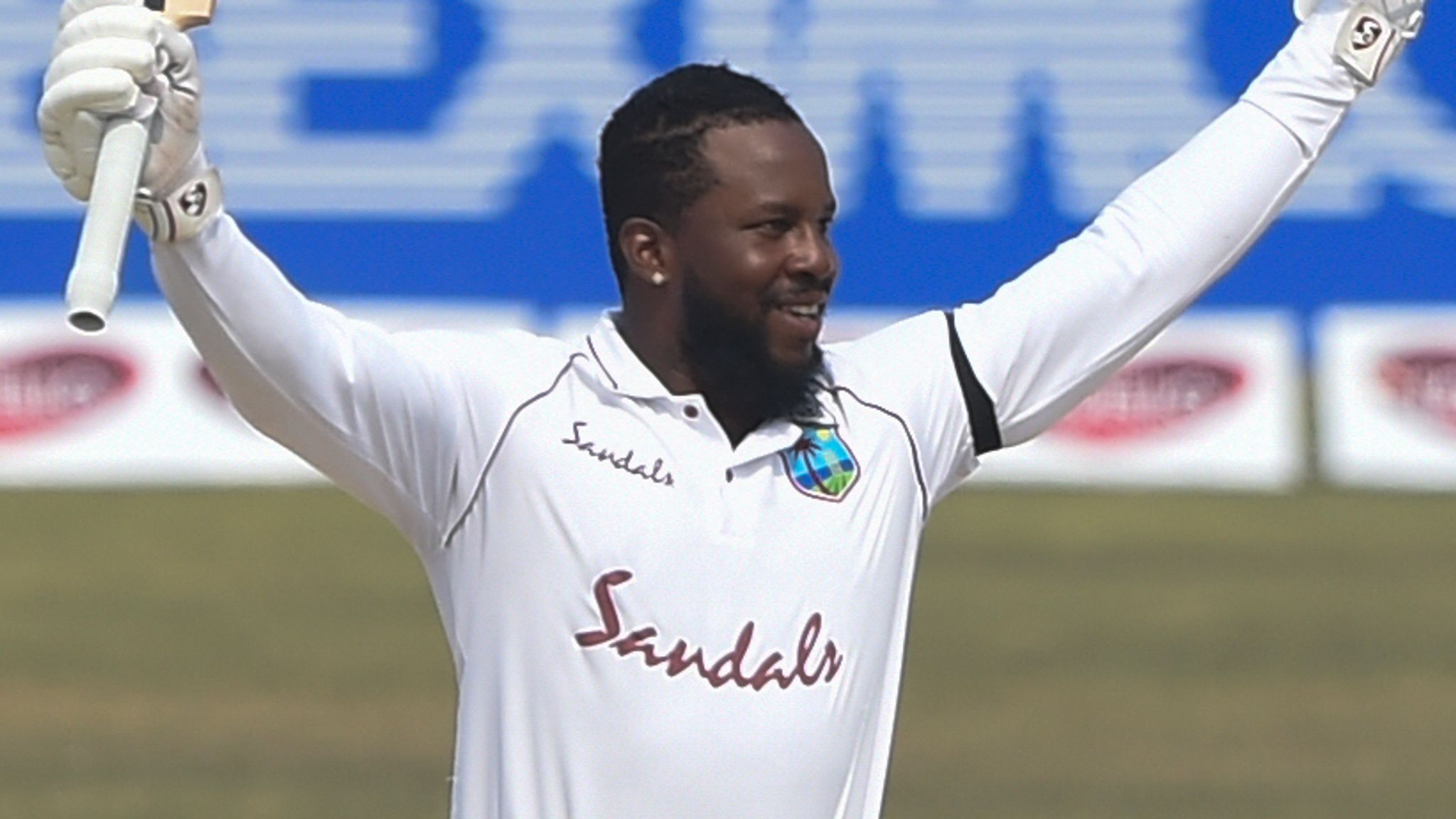 Kyle Mayers makes incredible double hundred on debut as West Indies claim famous win over Bangladesh | Cricket News | Sky Sports