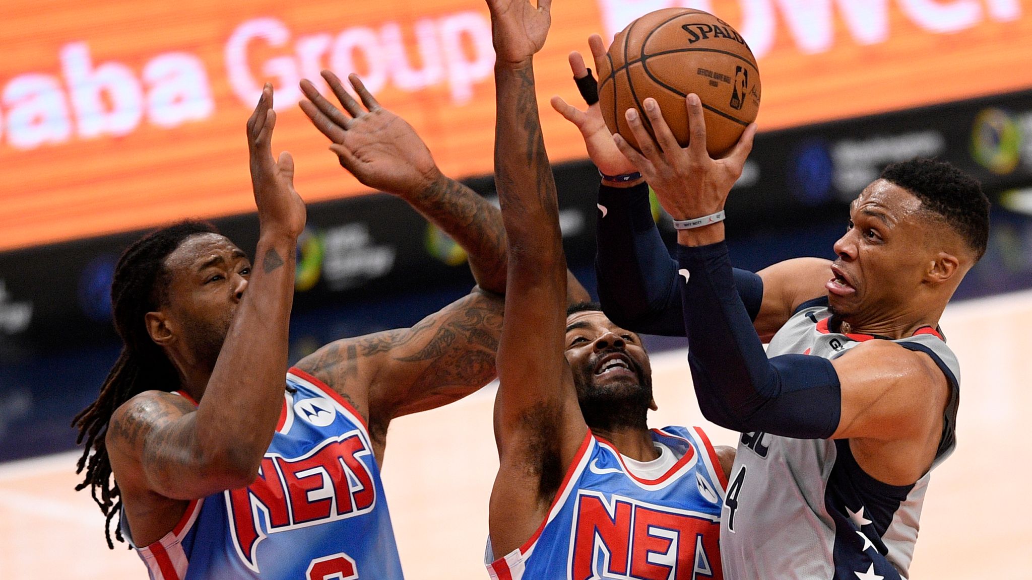 Kevin Durant Kyrie Irving And James Harden Might Not Be Enough As Brooklyn Nets Have A Big Man Problem Nba News Sky Sports