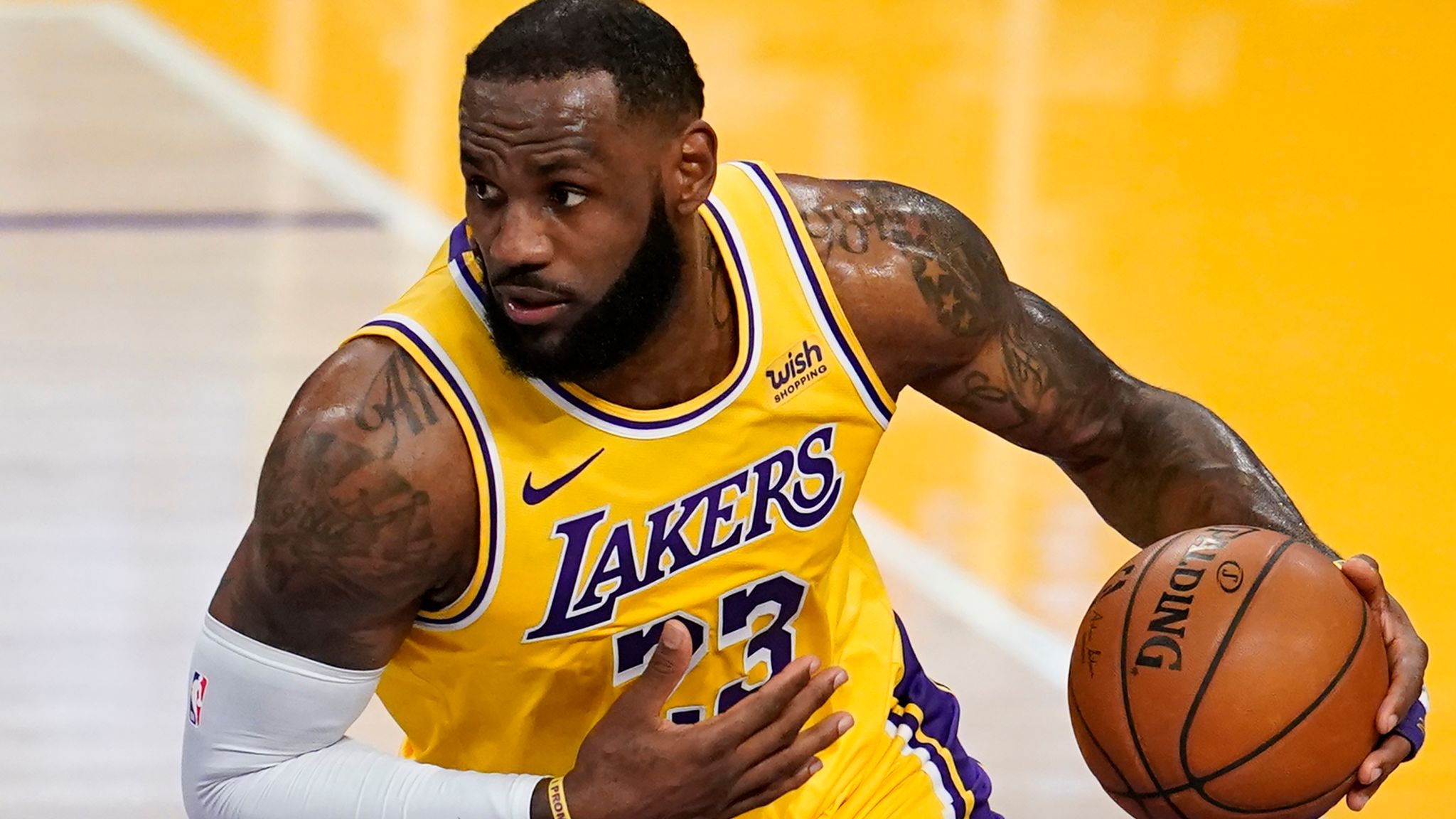 NBA 2021: LeBron James, Los Angeles Lakers, jersey number, No 6