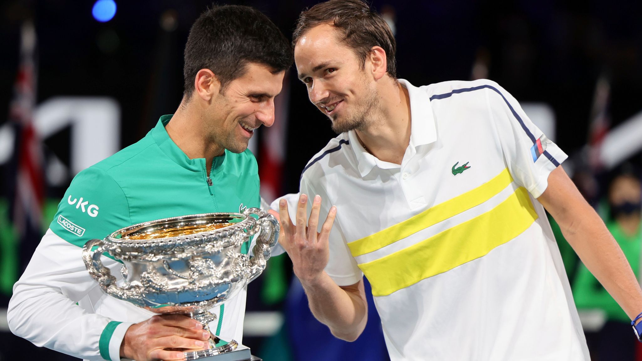 Australian Open Daniil Medvedev describes Novak Djokovic, Roger Federer and Rafael Nadal as cyborgs of tennis Tennis News Sky Sports