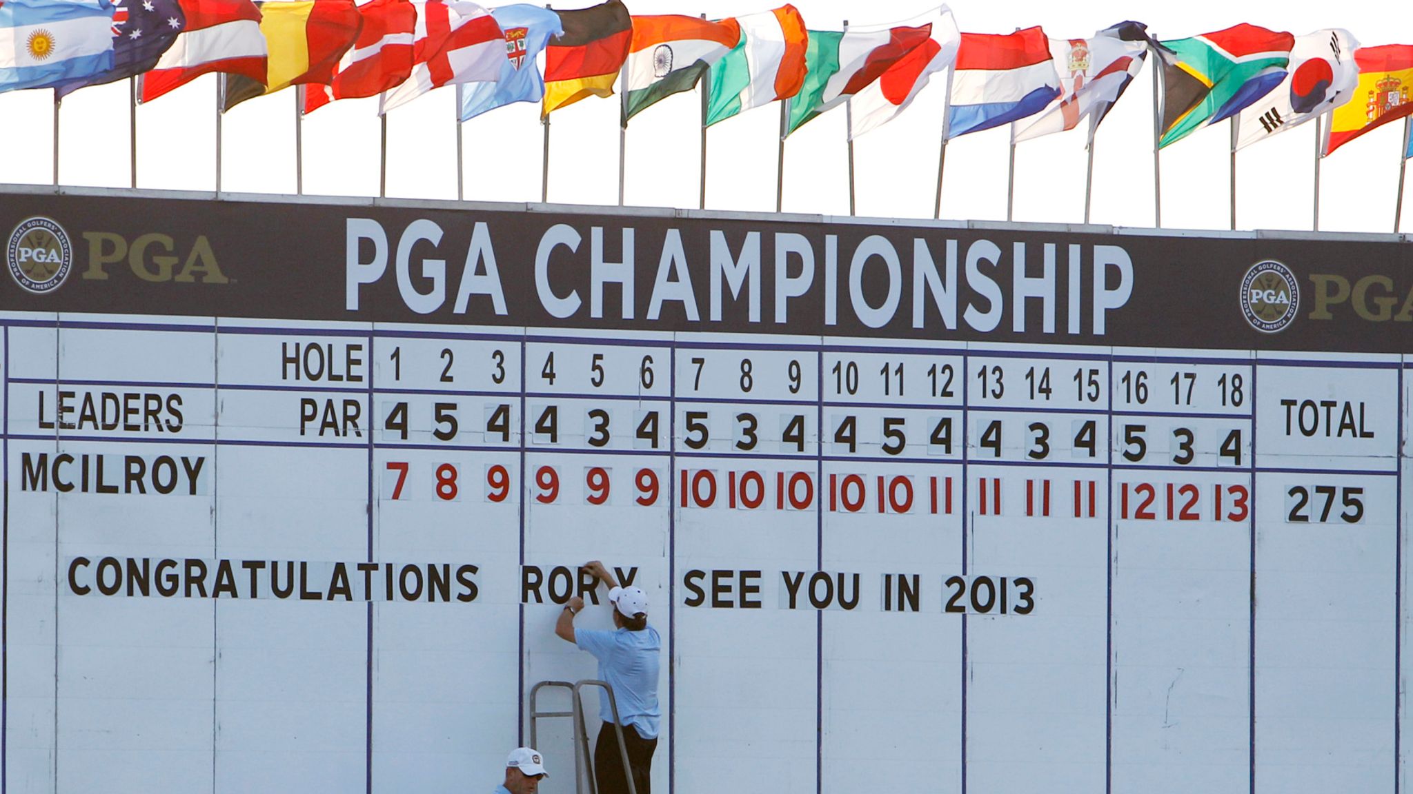 PGA Championship 2018: The leader board from the last time