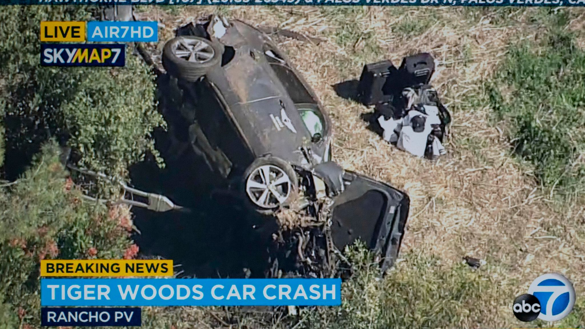 Tiger Woods Car Crash Woods Recovering From Surgery To Repair Significant Leg Injuries Golf News Sky Sports