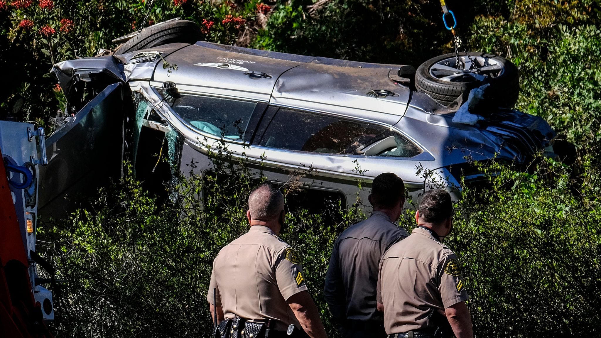 Tiger Woods Car Crash Woods Not Expected To Face Any Criminal Charges Says La Sheriff Golf News Sky Sports