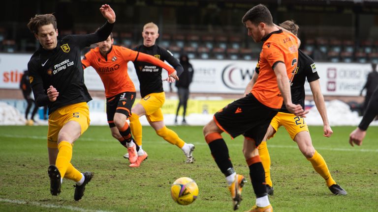 Adrian Sporle fired Dundee United ahead after a minute