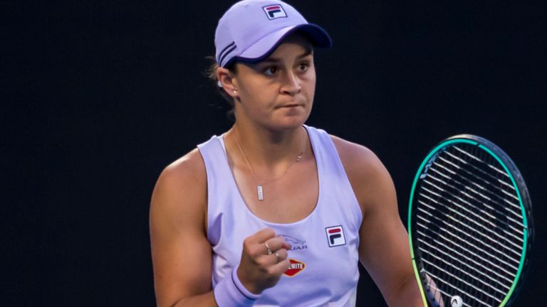 Ash Barty lost to eventual champion Sofia Kenin at last year's Australian Open