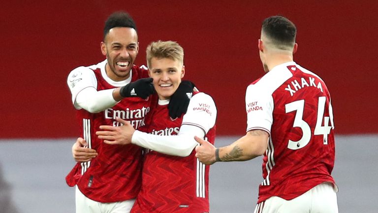 Pierre-Emerick Aubameyang put Arsenal 1-0 up