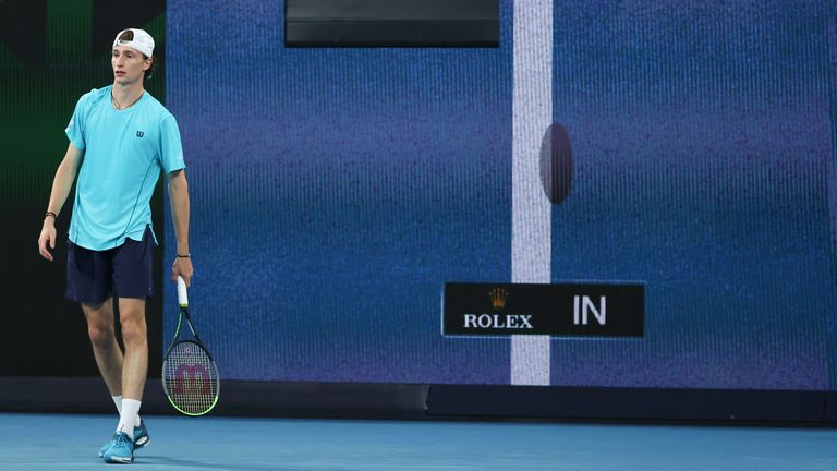 The Australian Open has been using HawkEye technology to make calls in-time 