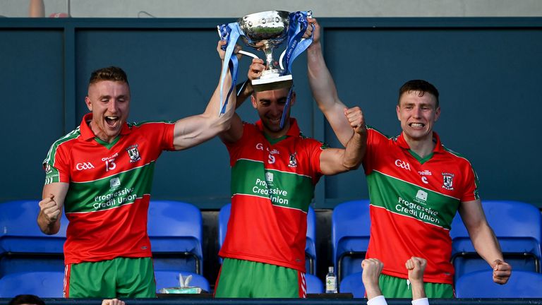 The Small brothers joined McCarthy in an emotional celebration