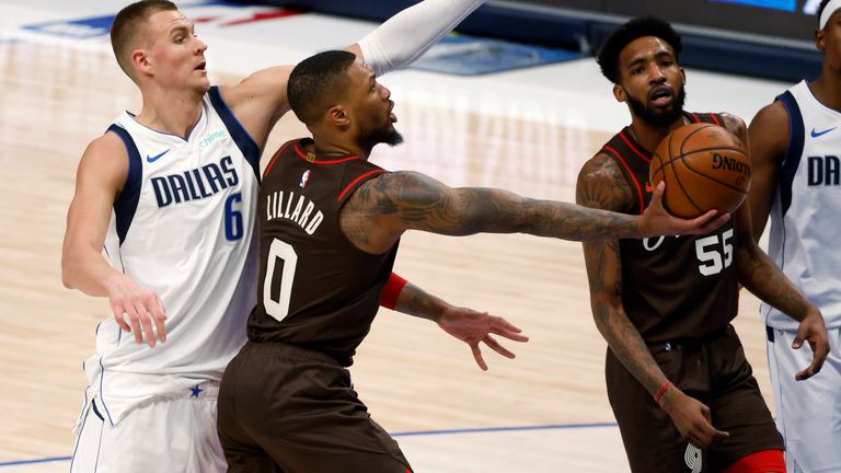 Highlights of the Portland Trail Blazers against the Dallas Mavericks in Week 8 of the NBA.