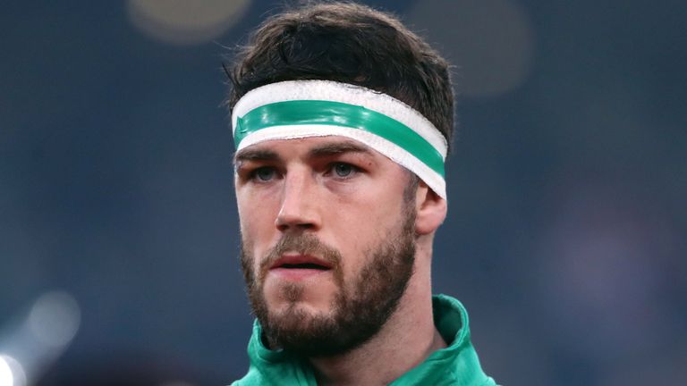 Caelan Doris has made seven appearances for Ireland since his Six Nations debut against Scotland last February