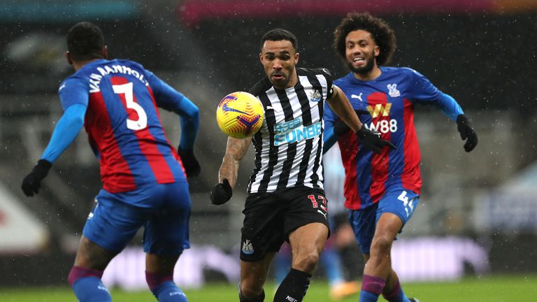Callum Wilson looks to get Newcastle on the front foot against Crystal Palace