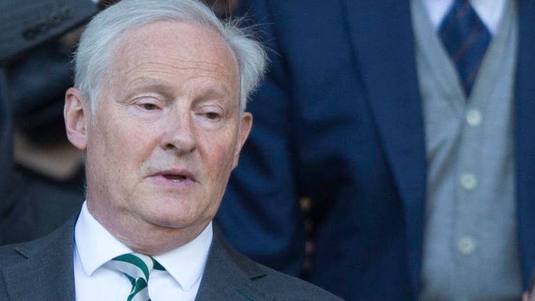 Celtic chairman Ian Bankier (PA image)                                                                                                                                                                                                                        