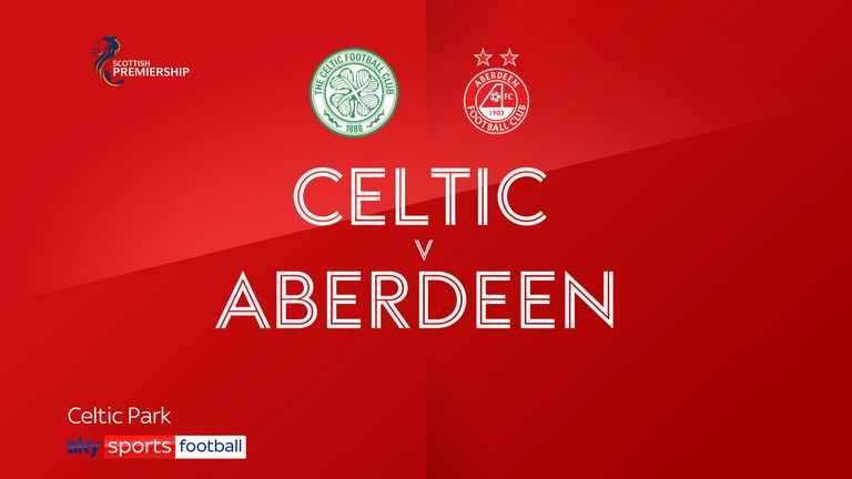 Celtic v Aberdeen badge