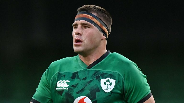 5 December 2020; CJ Stander of Ireland during the Autumn Nations Cup match between Ireland and Scotland at the Aviva Stadium in Dublin. Photo by Seb Daly/Sportsfile