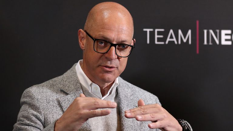 Team INEOS principal Sir Dave Brailsford during a press conference to launch Team INEOS at The Fountaine Free in Linton, Yorkshire. PRESS ASSOCIATION Photo. Picture date: Wednesday May 1, 2019. Photo credit should read: Martin Rickett/PA Wire         