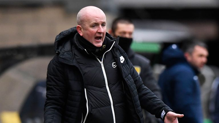 David Martindale suffered his first defeat as Livingston manager