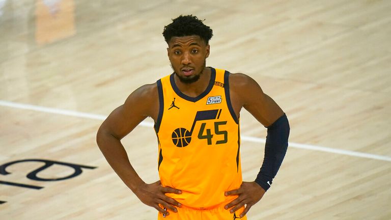 AP - Utah Jazz guard Donovan Mitchell 