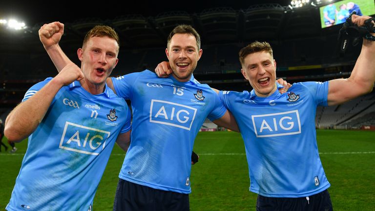 Ciarán Kilkenny, Dean Rock and John Small are among the nine-strong Dublin contingent